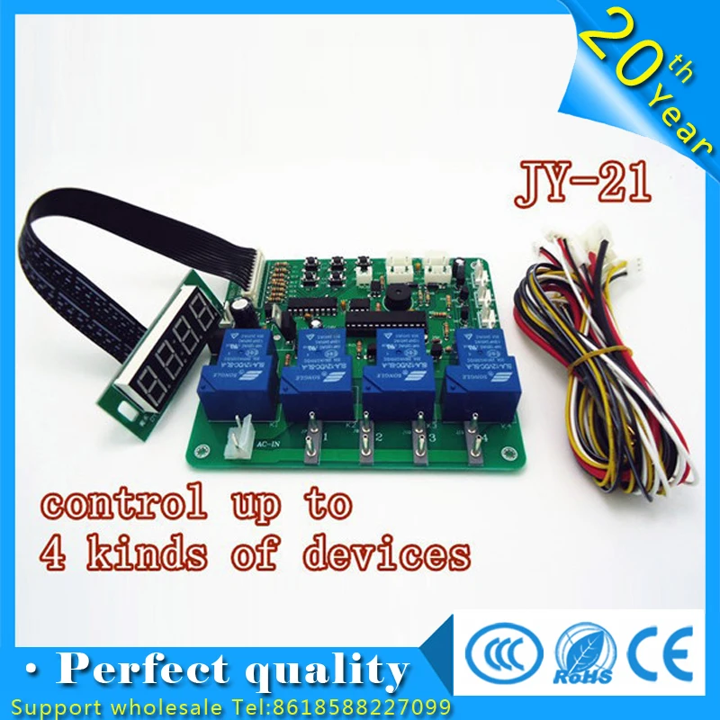 4 цифры minte: вторая монетная плата таймера для 1 устройств управление временем pcb