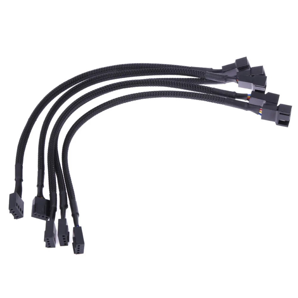5 шт. 4 контактный 12 дюймовый компьютерный удлинитель для ЦП|extension power cable|pwm
