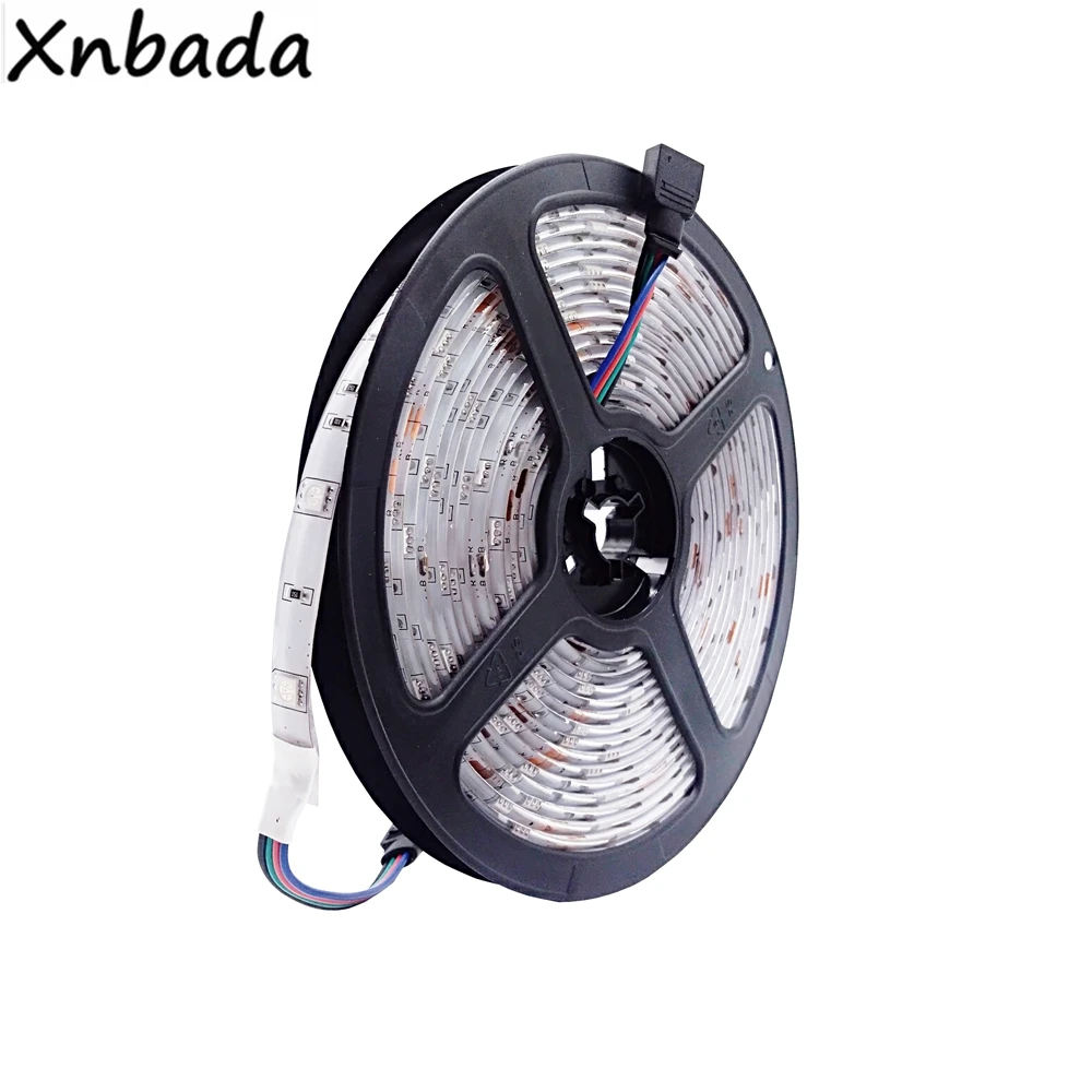 Лента Светодиодная гибкая программируемая 5050SMD RGB 30 светодиодов/м 12 В постоянного
