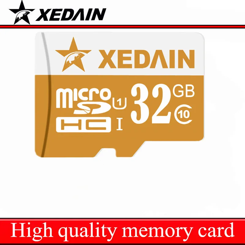 Xedain хорошее сертифицированных TF Micro SD Memor карта 32 ГБ 16 64 Class10 Tarjeta картао де Memoria