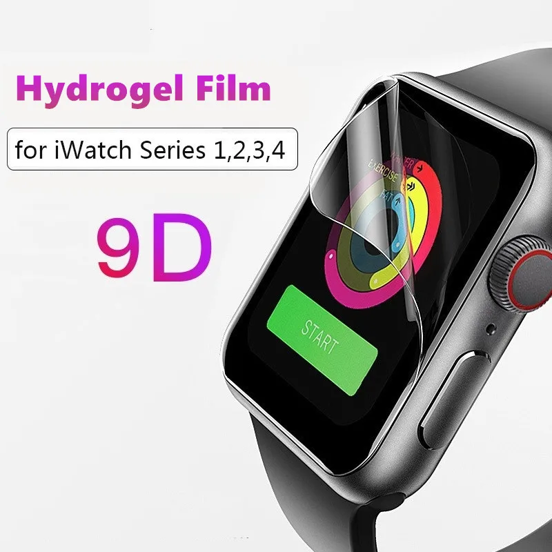 Гидрогелевая пленка для защиты экрана Apple watch iWatch 1 2 3 4 38 42 40 44 мм Защитная ekran koruyucu