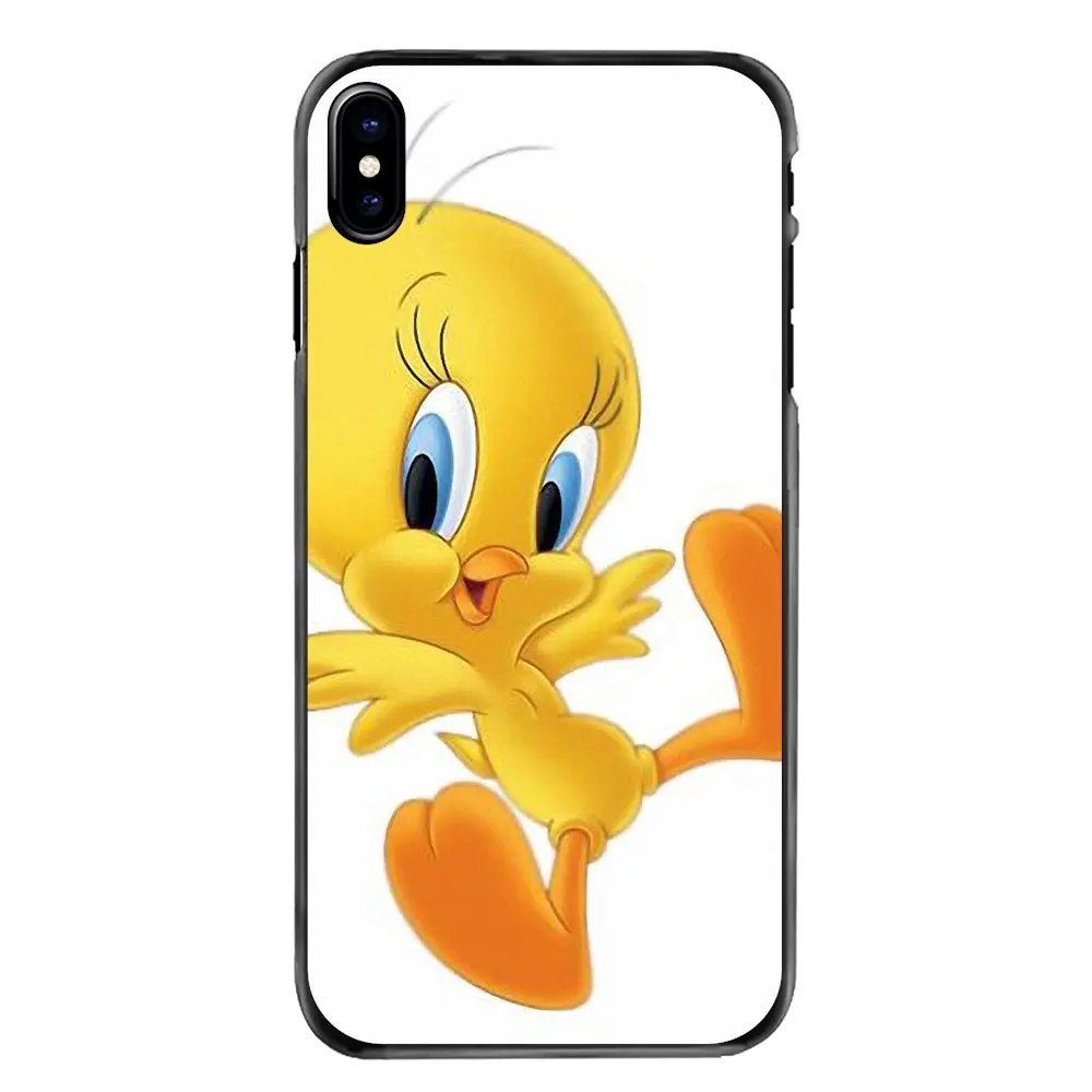 Для iPhone 4 4S 5 5S 5C SE 6 6 S 7 8 плюс X XR XS Max iPod Touch 4 5 6 Мультфильм Аниме серии птичка Твити looney tunes красивые Чехлы