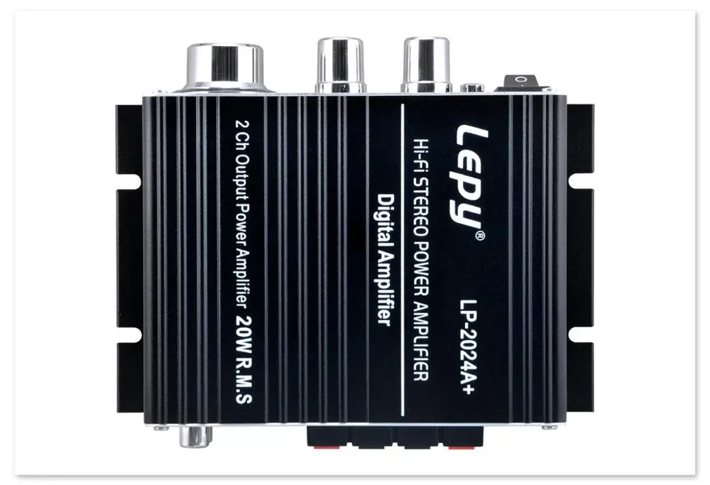 50 шт./лот Lepy LP 2024A + 20 Вт Hi Fi усилитель класса T цифровой стерео адаптер питания