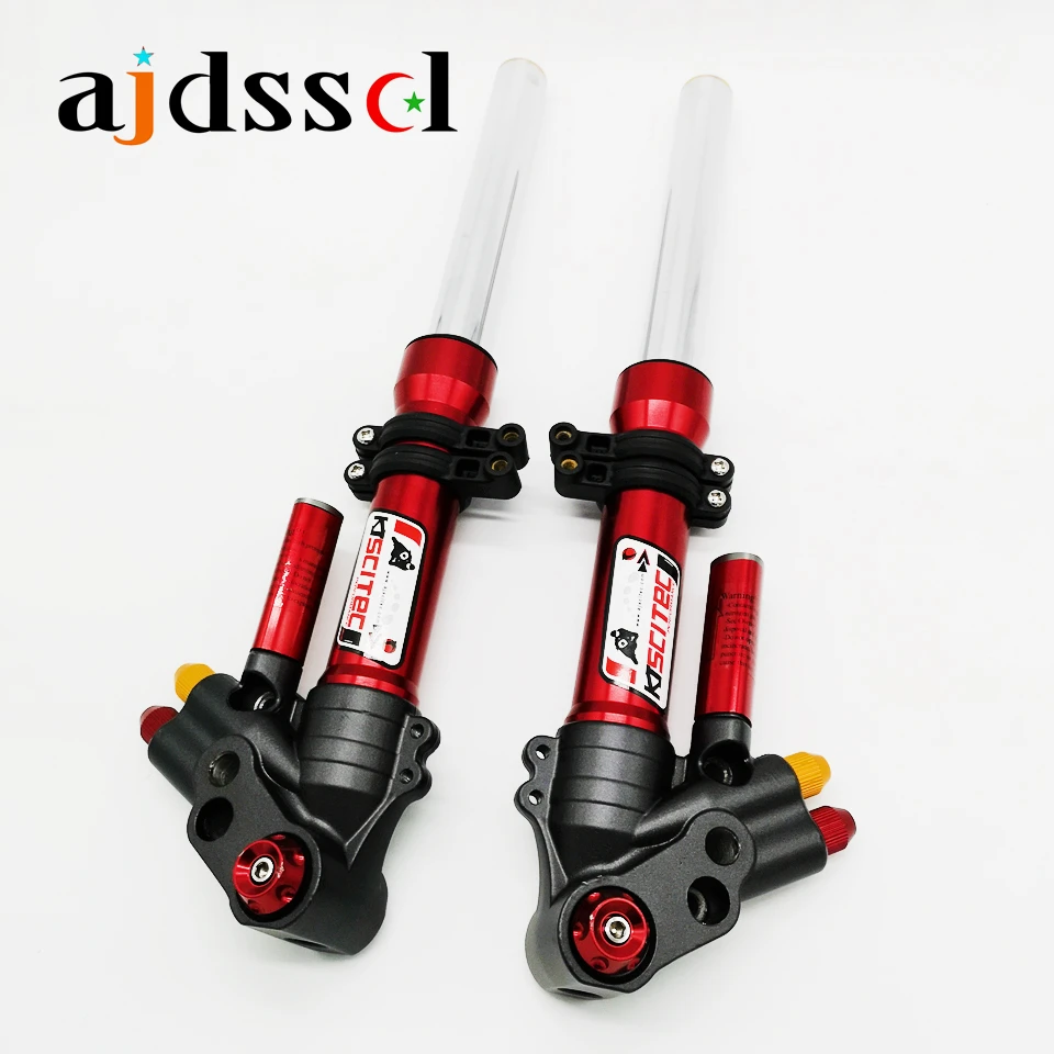 

New Universal 27MM 30MM 33MM Diameter CNC Modified Motorcycle/Scooter Front Suspension Adjustable Rebound Damping Shock Absorber