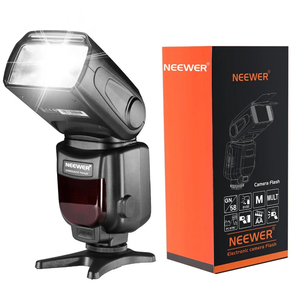 Neewer NW620 ручная Вспышка Комплект speedlite для цифровой зеркальной камеры Canon Nikon Panasonic