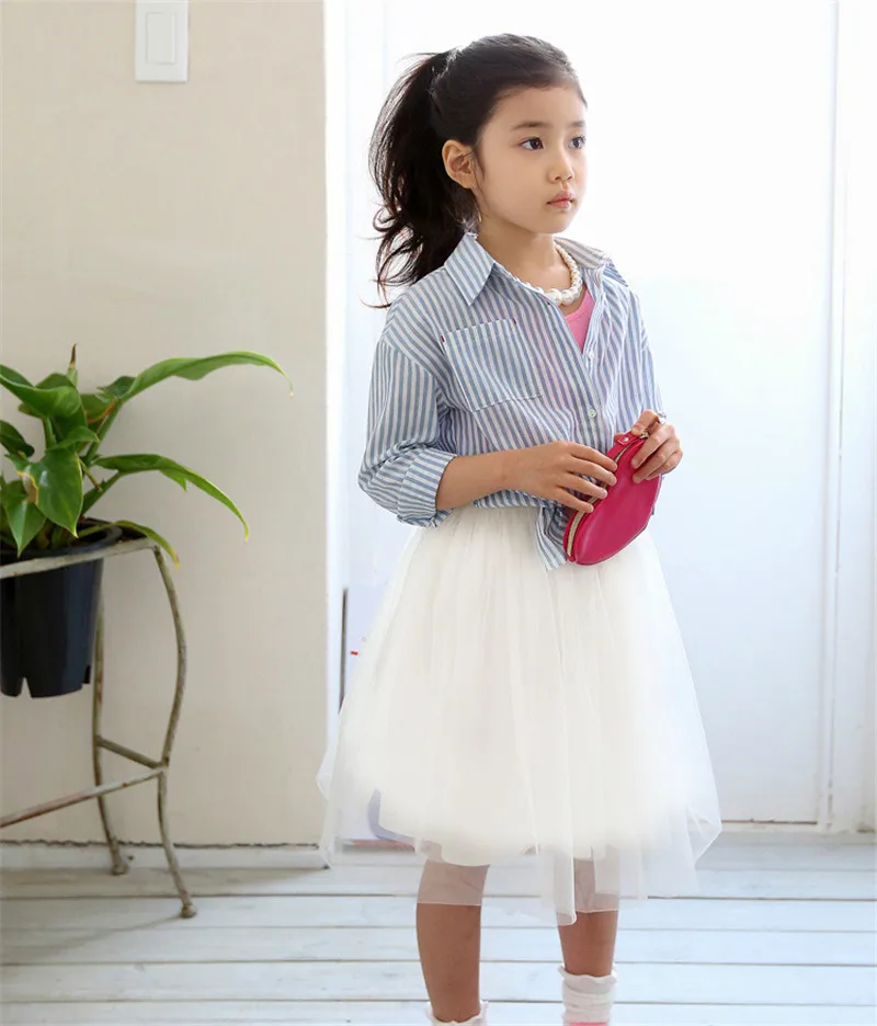 2017 весенняя-летняя симпатичная пышная юбка-пачка из мягкого фатина для девочек 8