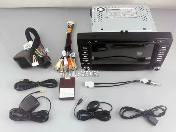 Android 9 0 автомобиль DVD навигатор плеер для SKODA Октавия II 2004 2011 аудио мультимедиа