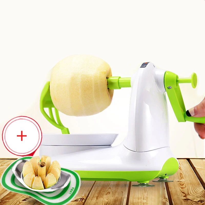 Kitchen Manual Peeler Zester Tools Automatic Peeling Machine Gadgets Fruit Slicer Device Apple Cutter | Дом и сад