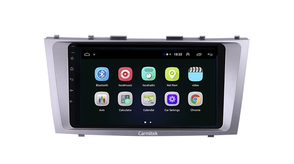 2G+ 32G Android 8,1 4G Автомобильный Радио Мультимедиа Видео плеер навигация gps WiFi 2 din для Toyota Camry 40 50 2006-2011 без dvd