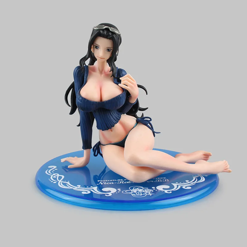 Anime One Piece 14CM Portrait Of Pirates POP Nico Robin Bikini BB Ver. Sexy PVC Figure Collectible Model Toy Brinquedos | Игрушки и