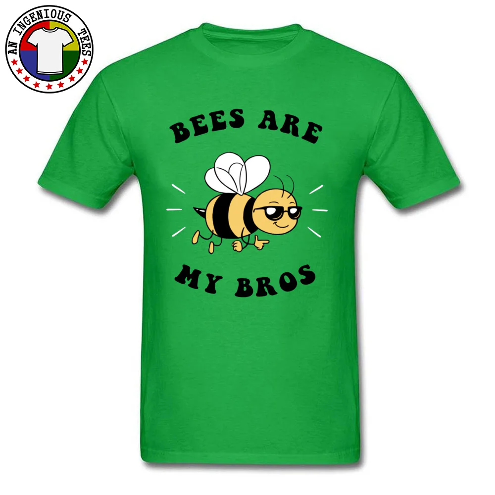 Забавная облегающая футболка для фитнеса Bee Are My Bros мужчин 100% хлопок футболки на
