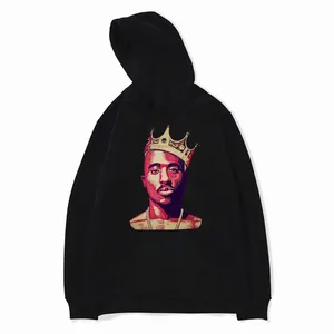 Новые модные забавные толстовки и свитшоты азиатского размера Tupac 2pac рэп худи в стиле Харадзюку хип-хоп для мужчин MWT007