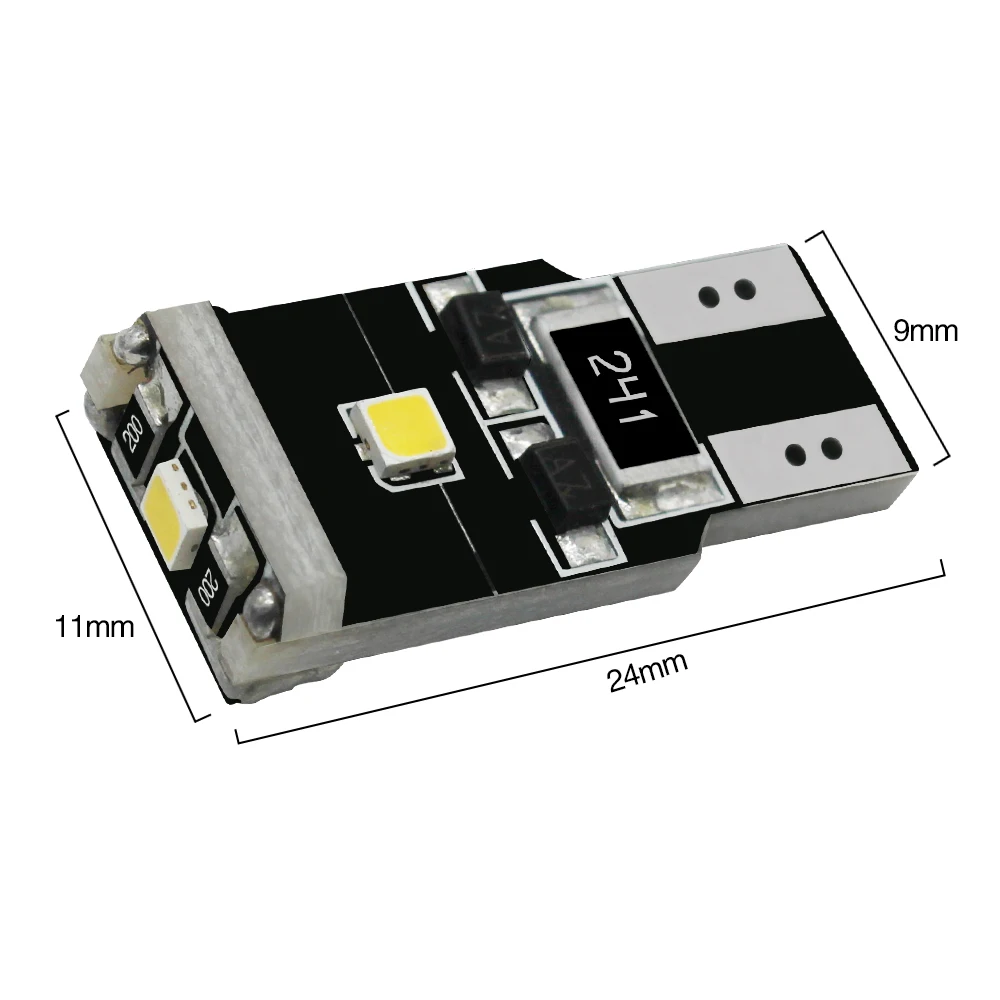 Современный автомобильный 2шт T10 3SMD 2323 светодиодный 168 194 светильник без ошибок