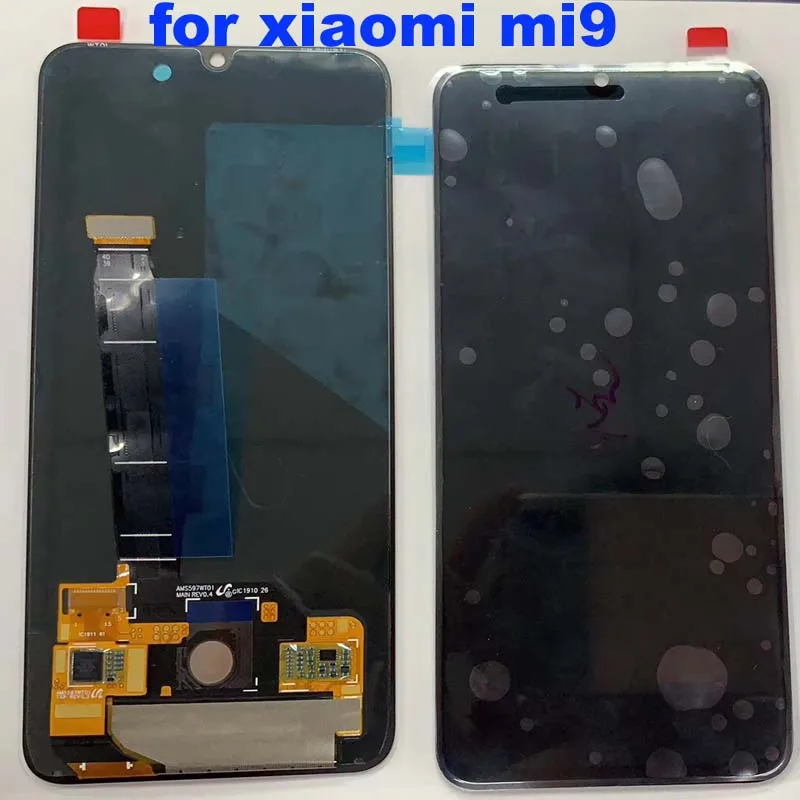 6 39 &quotAmoled экран Xiaomi Mi 9 LCD MI9 дисплей дигитайзер сборка сенсорный M1903F Замена Mi9 SE |