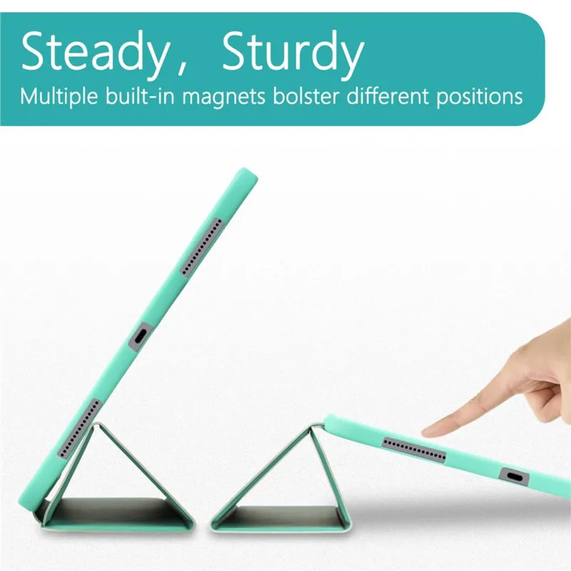 Мягкий силиконовый чехол из искусственной кожи для Apple iPad Pro 11 2018 магнитный