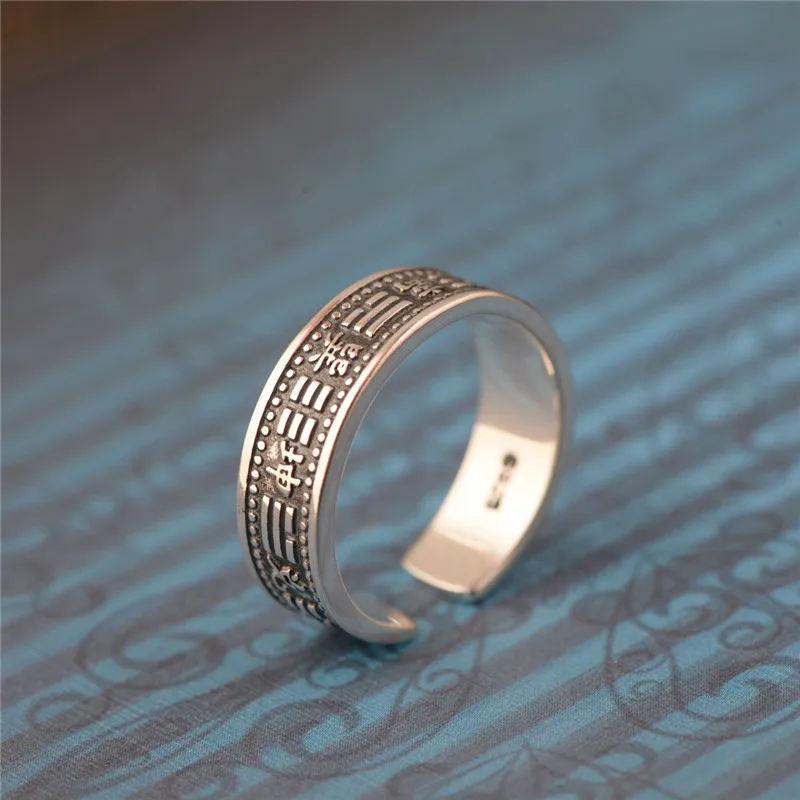 BESTLYBUY Real 925 Sterling Silver Ring Men Jewelry Fine jewelry Couple Lovers Gift Thai Vintage Style Free Shipping | Украшения и