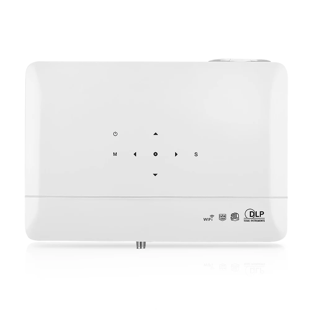 Exquizon DLP-800W портативный проектор 1280x800 пикселей 300ANSI Android 4 0 1080P WiFi Bluetooth DLP |
