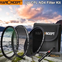 kf concept uvcplnd4 lens filter kitfilter pouchlens cleaning pen 525862677277mm for nikon canon sony dslr camera