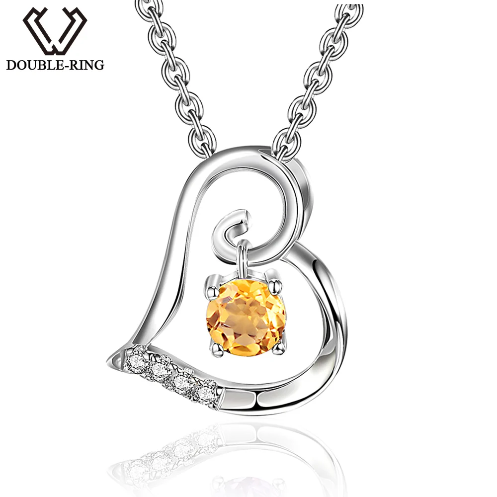 DOUBLE R 0.28ct драгоценный камень женское ювелирное изделие натуральный цитрин