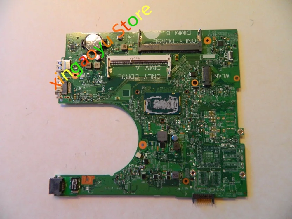 

For Dell For Inspiron 15 3458 3558 Laptop Motherboard IRIS 14216-1 1XVKN PX1X6 CN-0PX1X6 I3-5005U CPU DDR3L Motherboard