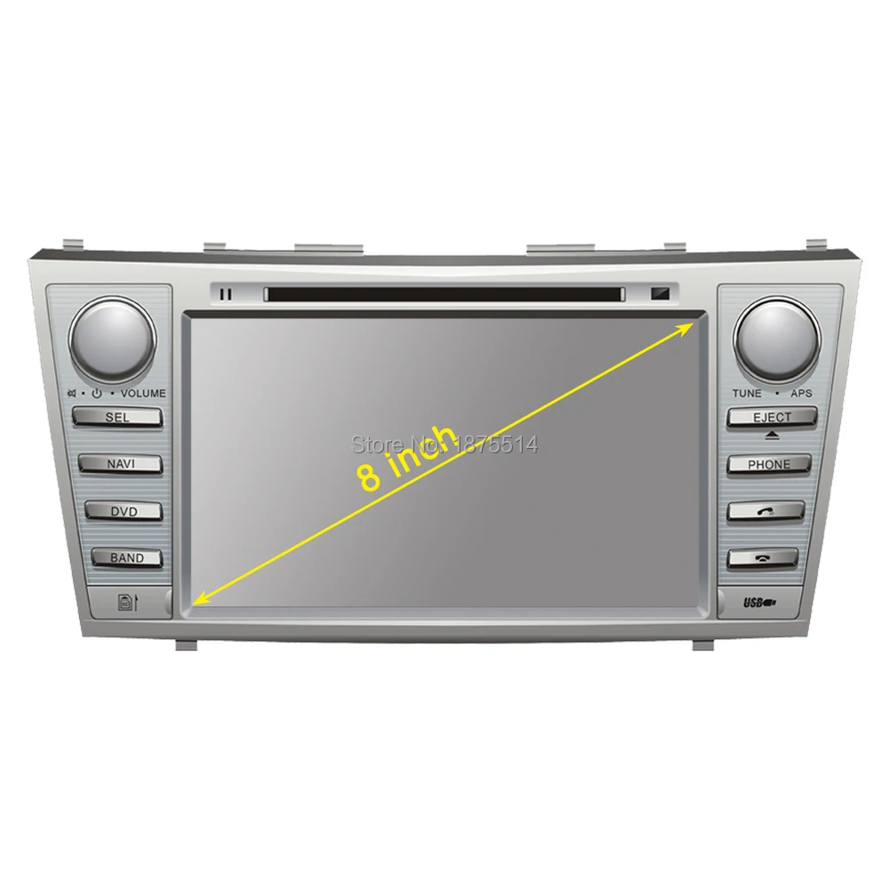 Для TOYOTA Camry 2007 - 2011 Indash 8 дюймов GPS навигации dvd-плеер радио стерео мультимедийная