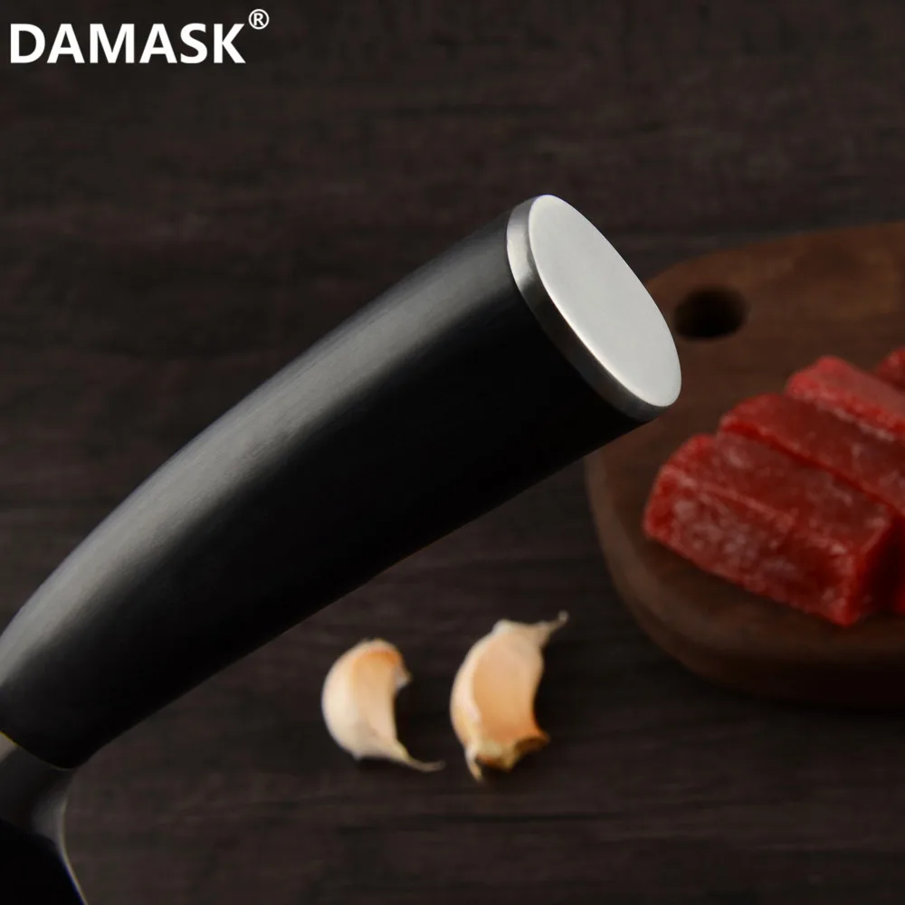 Дамасский нож из нержавеющей стали для мяса 3Cr13 кухонные ножи шеф-повара японский