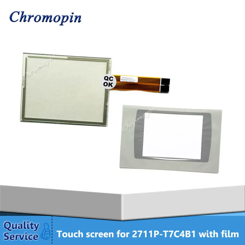 Сенсорный экран для AB 2711P T7C4B1 T7C4B2 T7C4D6 T7C4D7 PanelView Plus 700 с защитной пленкой|ЖК-экраны и