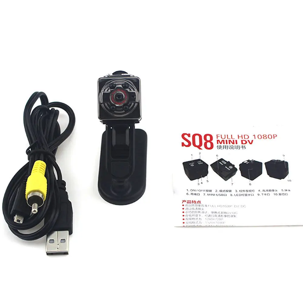 Мини камера Apleok SQ11 SQ8 SQ10 HD 1080P 720P Спортивная мини DV видеокамера с инфракрасным