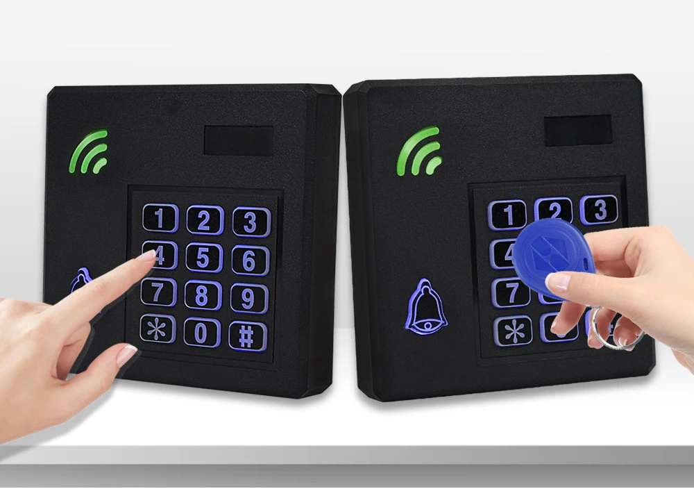 IP68 водонепроницаемая система контроля доступа наружная RFID Клавиатура WG26 контроллер доступа клавиатура непромокаемая 10 EM4100 брелоки для дома