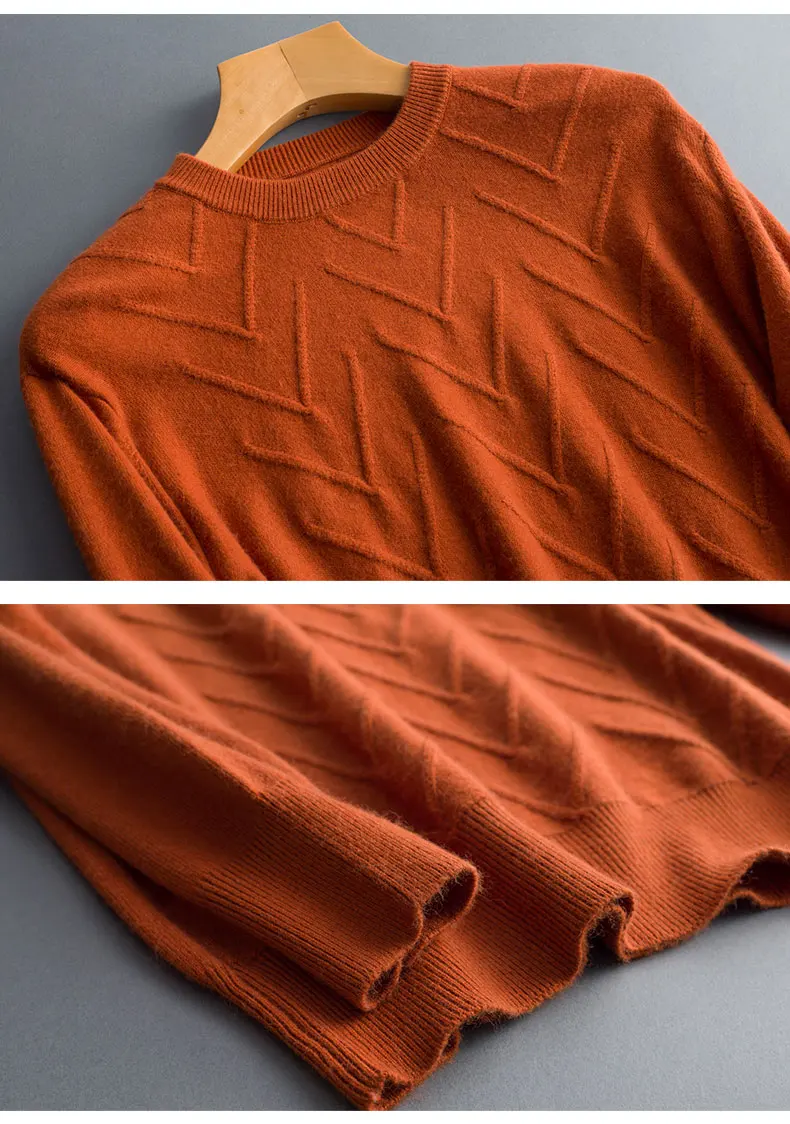 Smpevrg autumn winter thick cashmere sweater men pullovers O-neck long sleeve casual pullover men sweater knitted jumpers warm