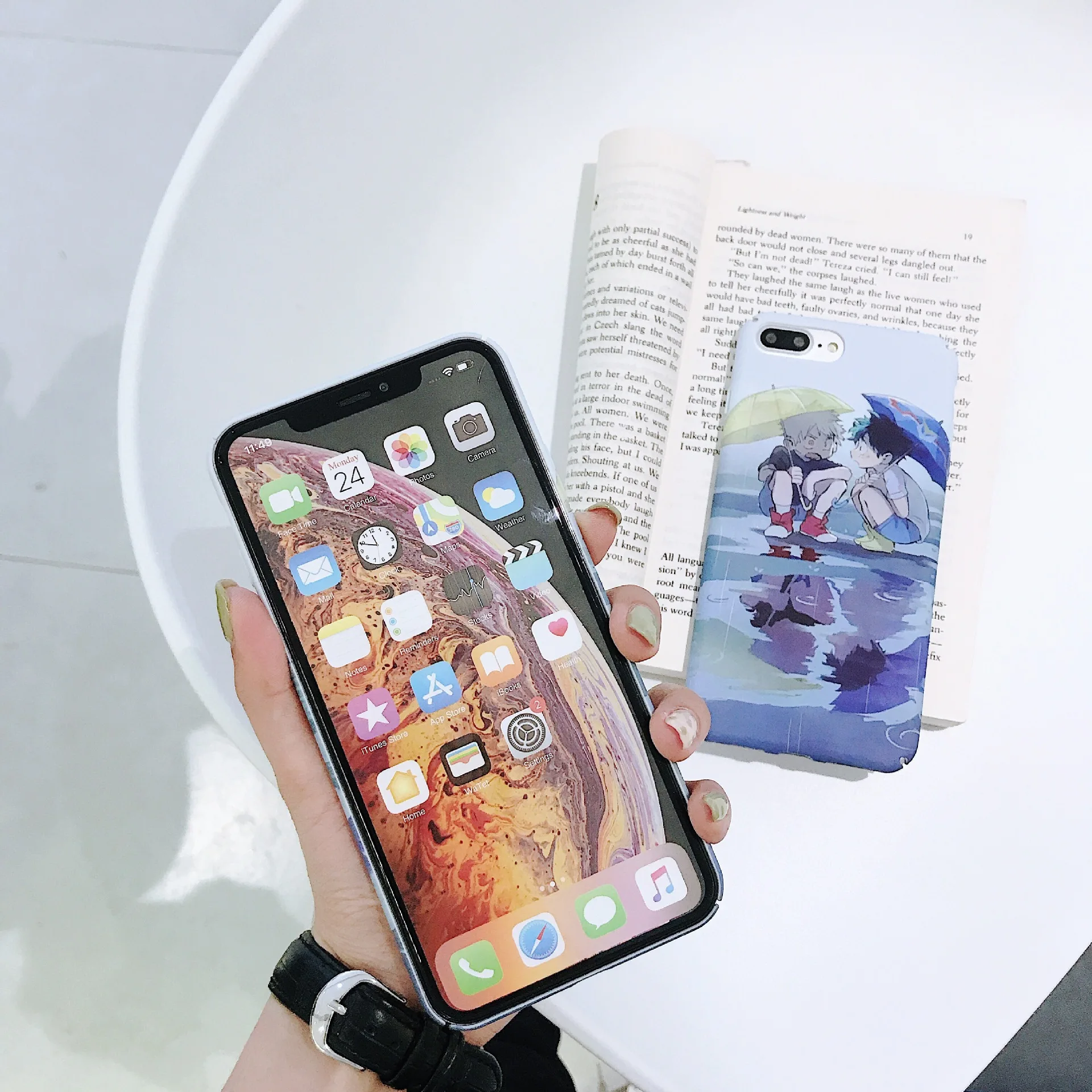 Милый аниме мультипликационный персонаж Телефон чехол для iPhone 7 Puls 6 6S 8 X Xsmax XR Xs