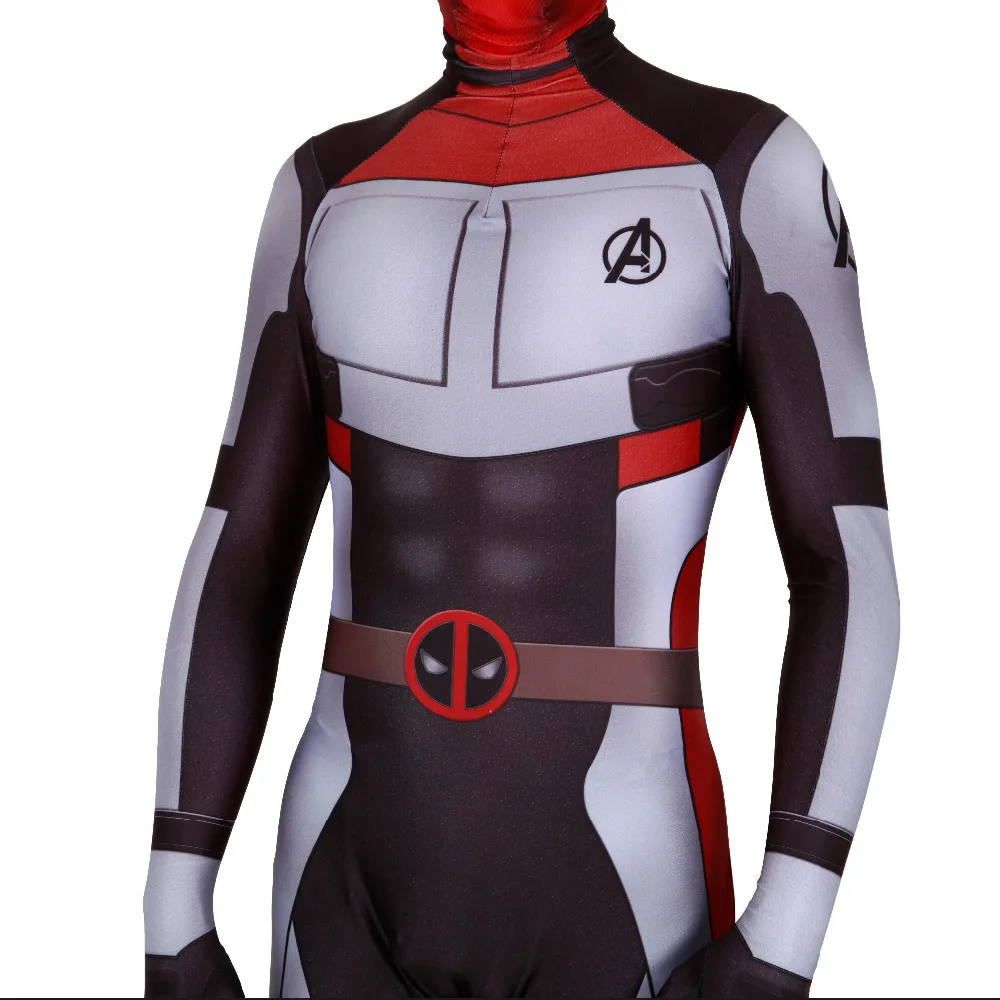 Дэдпул квантовый зентай-костюм Comic-Con Хэллоуин святых все косплей костюм Колготки