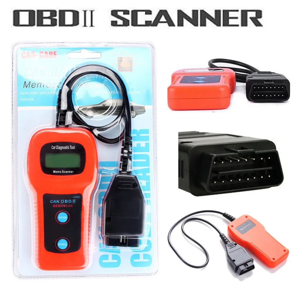 Vehemo U480 OBD2 автомобиля диагностический сканер инструмент код ошибки чтения