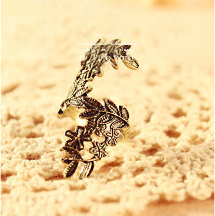 L женское модное винтажное кольцо с покрытием для костяшек черного цвета