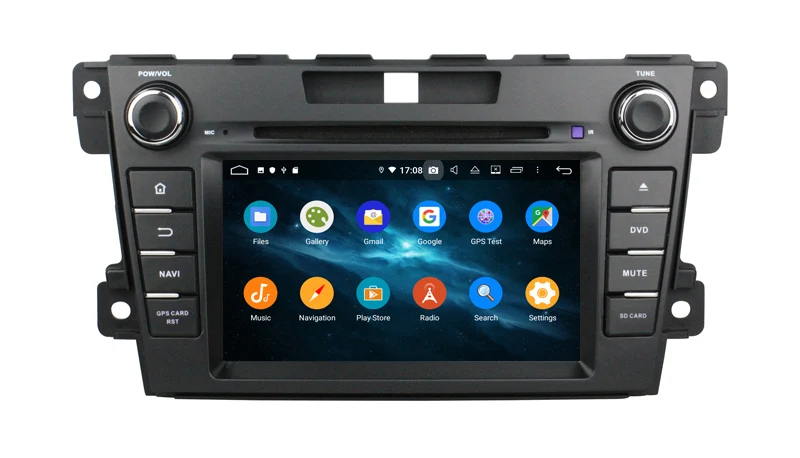 Автомобильный аудиоплеер 7 дюймов Восьмиядерный android 10 gps плеер для mazda cx 2008 2014 с 4