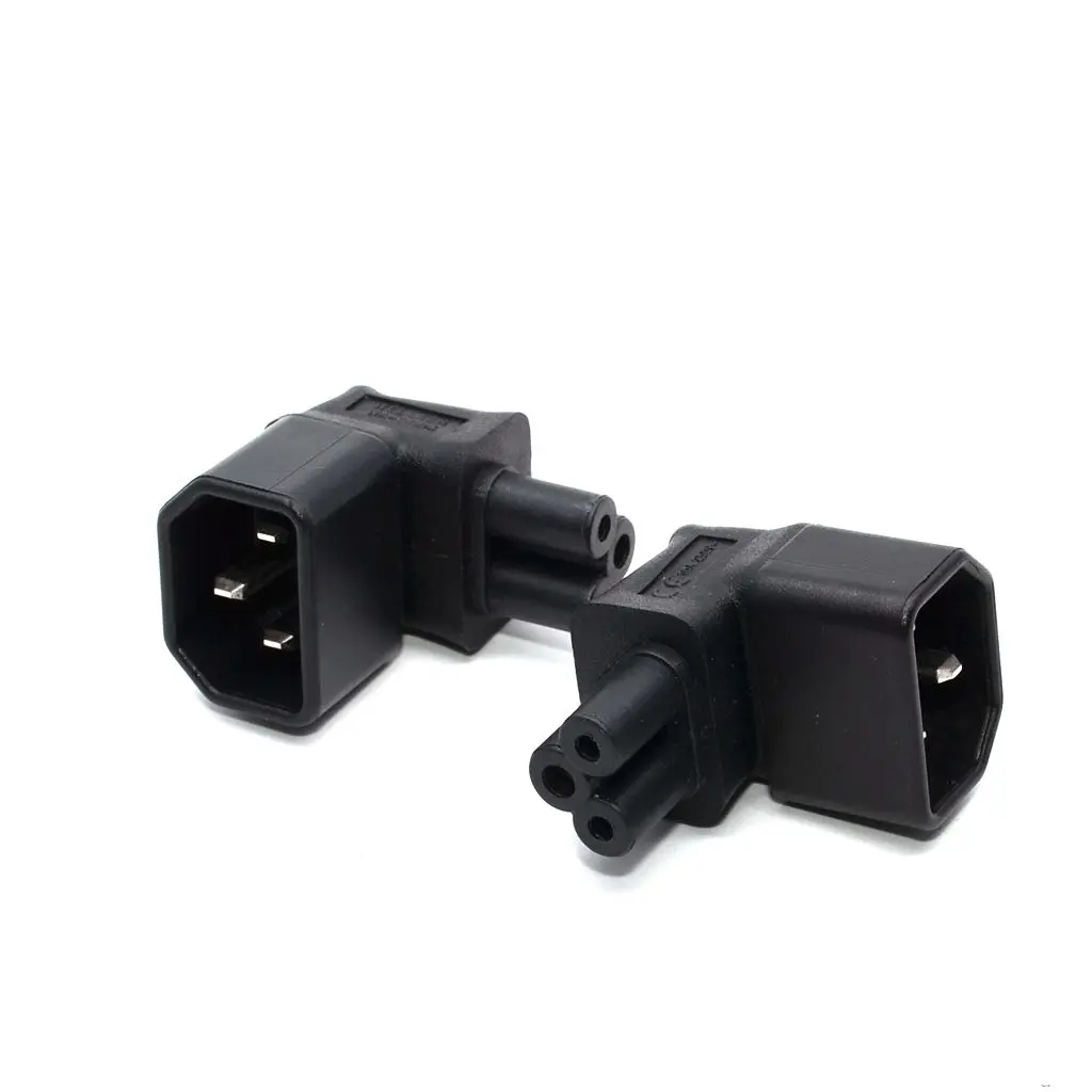 Угловой адаптер IEC 320 C14 в C5 угловой преобразователя 320|angle|angle adapter |