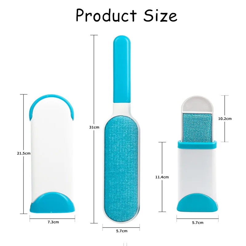 Расческа для собак и кошек многоразовая двусторонняя щетка удаления шерсти у