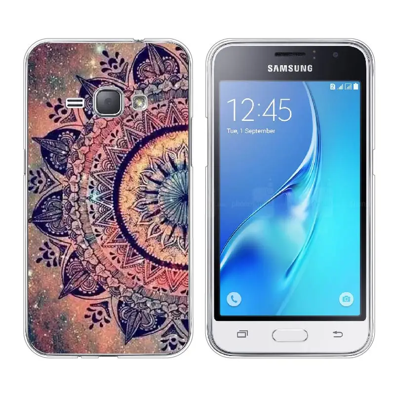 Для Samsung Galaxy J1 2016 Чехол Мягкий Силиконовый Мультфильм Телефон задняя крышка чехол