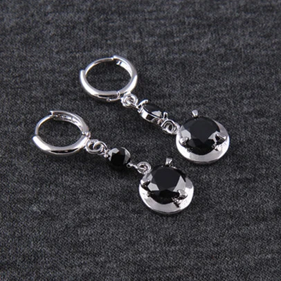 AAA класса CZ инкрустированные ювелирные изделия и красочные cz серьги-гвоздики