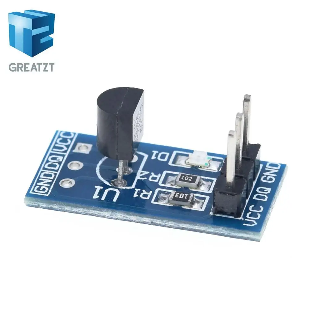 Модуль датчика измерения температуры DS18B20 GREATZT 1 шт. для arduino|module temperature|module for