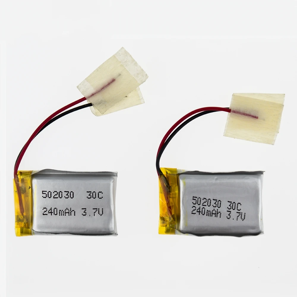 2 шт 3 7 V 240mAh 30C Li Po аккумулятор 502030 для 6020 Syma S107 S108 S109 S026 вертолет Квадрокоптер