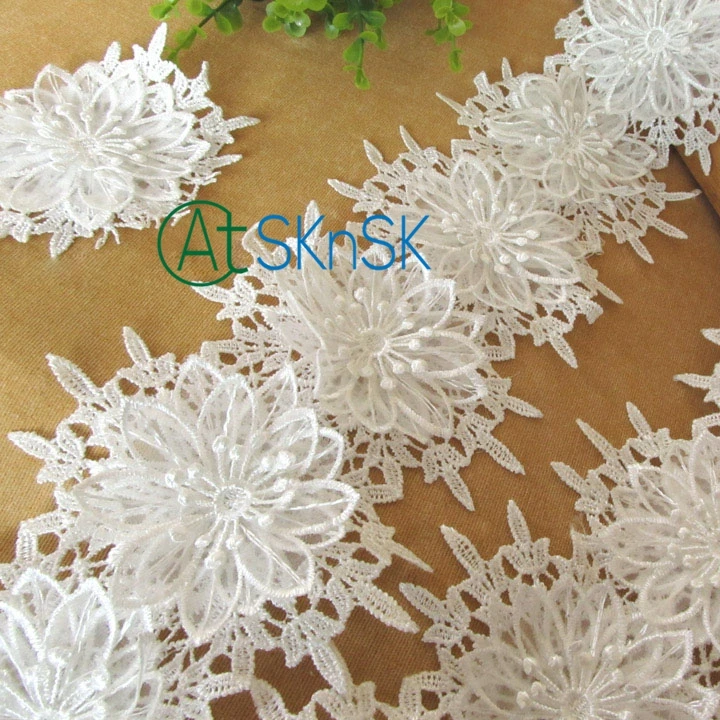 10 шт./партия кружевная ткань с вышивкой|lace trim applique|trim appliquelace fabric wedding |