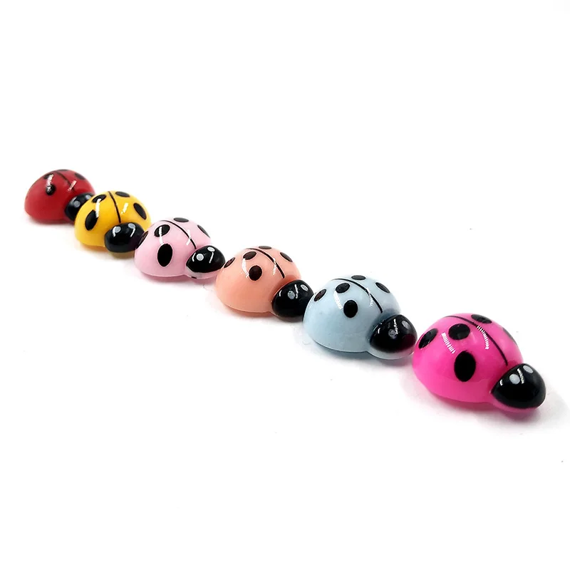 6 шт. цветные магниты на холодильник Ladybugs 3D Полимерная доска для творчества детей