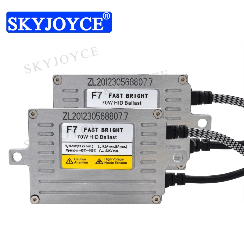 SKYJOYCE 12 в 70 Вт оригинальный DLT F7 HID балласт Быстрый Яркий старт F7T балластный