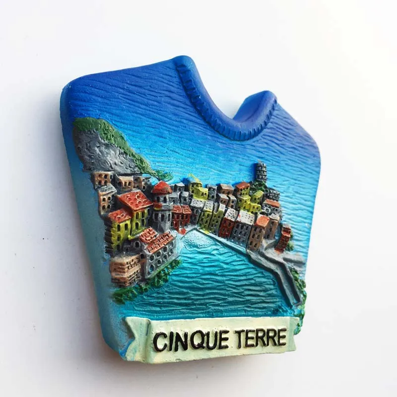 Креативный Италия Cinque Terre дорожный сувенир магнитик на холодильник 3D Смола высококачественный декор для холодильника магнитная наклейка