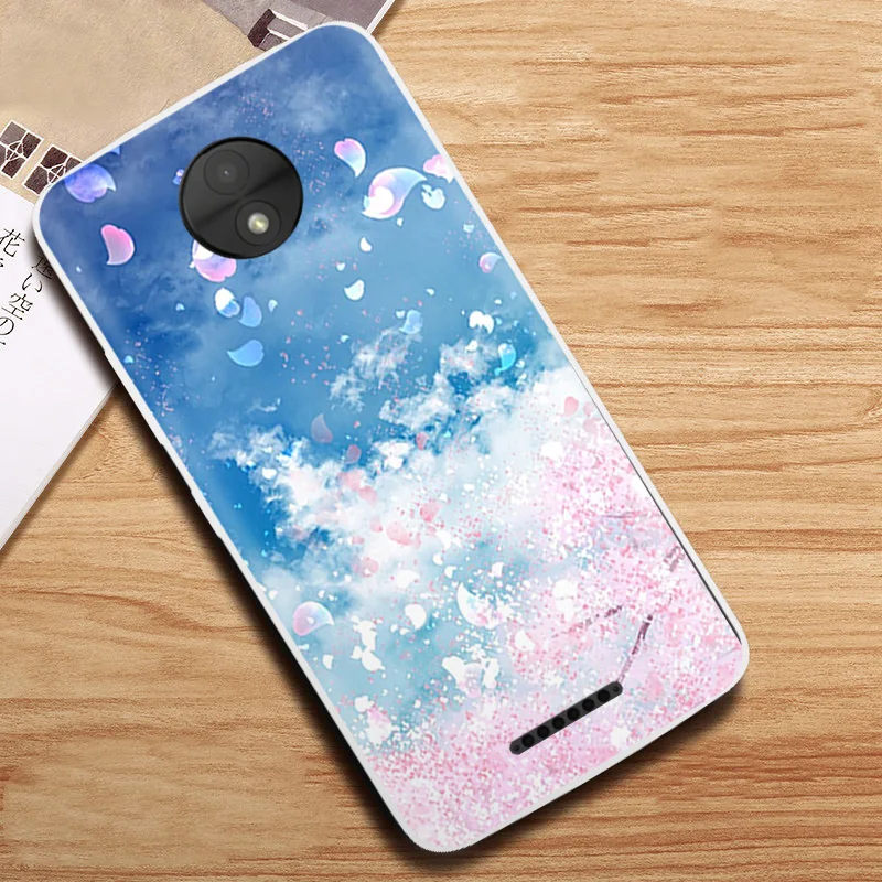 Для Motorola C плюс XT1724 XT1723 стакан чехол 5 0 дюймов Тонкий мягкий силиконовый защиты