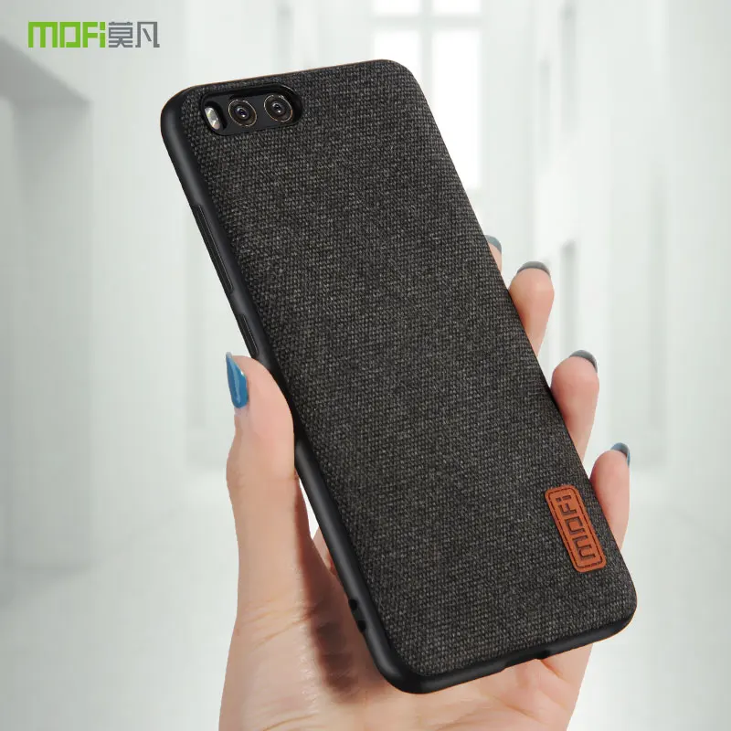 MOFi для Xiaomi Mi 6 чехол Жесткий Чехол задней панели мягкого ТПУ Edge Mi6 текстильная