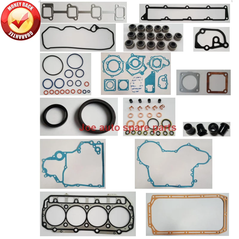 Полный комплект прокладок двигателя для Yanmar 3053cc 3 1 D 3319CC Двигатель: 4TNV98|Полный