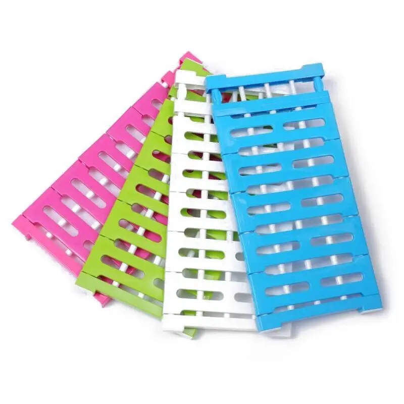 Nail-free Wardrobe Partition Storage Rack Cabinets Holder Organizers Telescopic Spacer Frame Clothes Kitchen Shelf | Обустройство