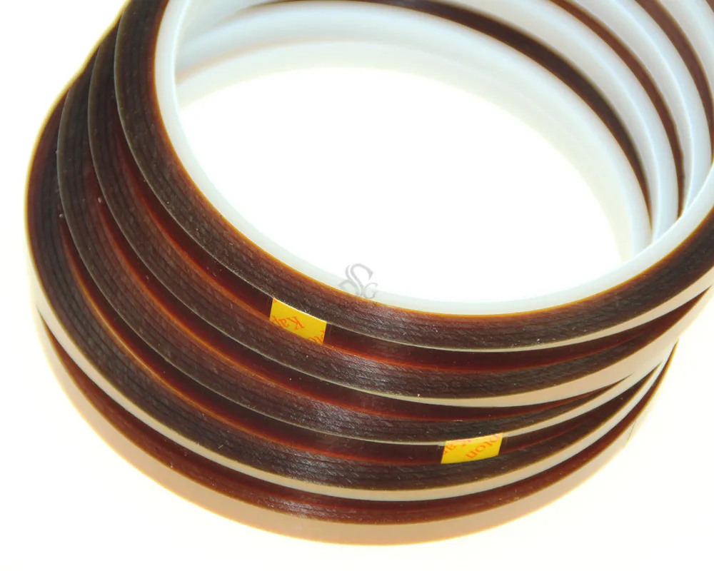 Hot Sale 5mm X 33m 100ft High Temperature Heat Resistant Polyimide Adhesive Tape for Electronic Industry BGA | Инструменты